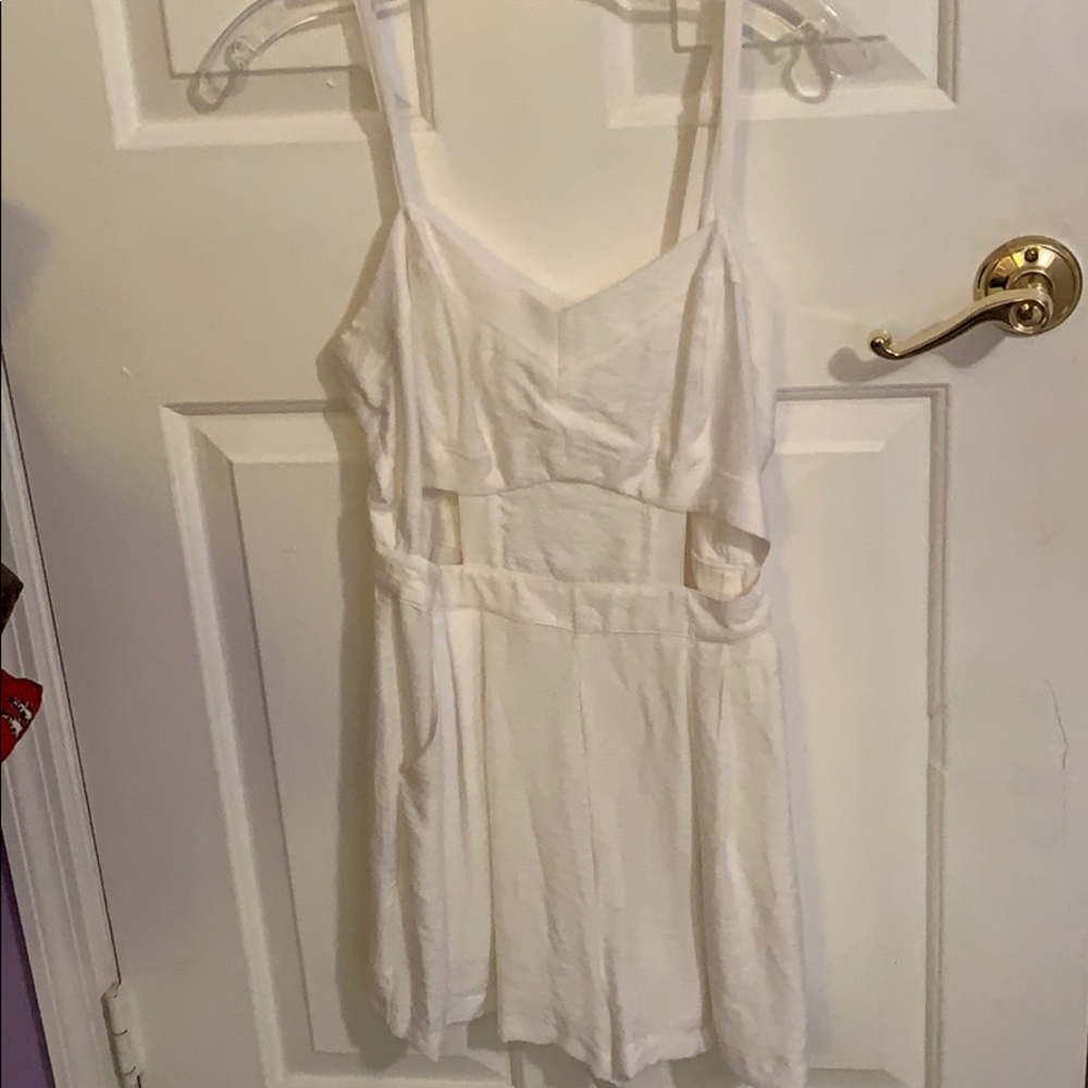 Bcbgeneration White Cutout Romper - image 2